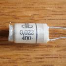 Kondensator 0,022 uF 400 V DC radial